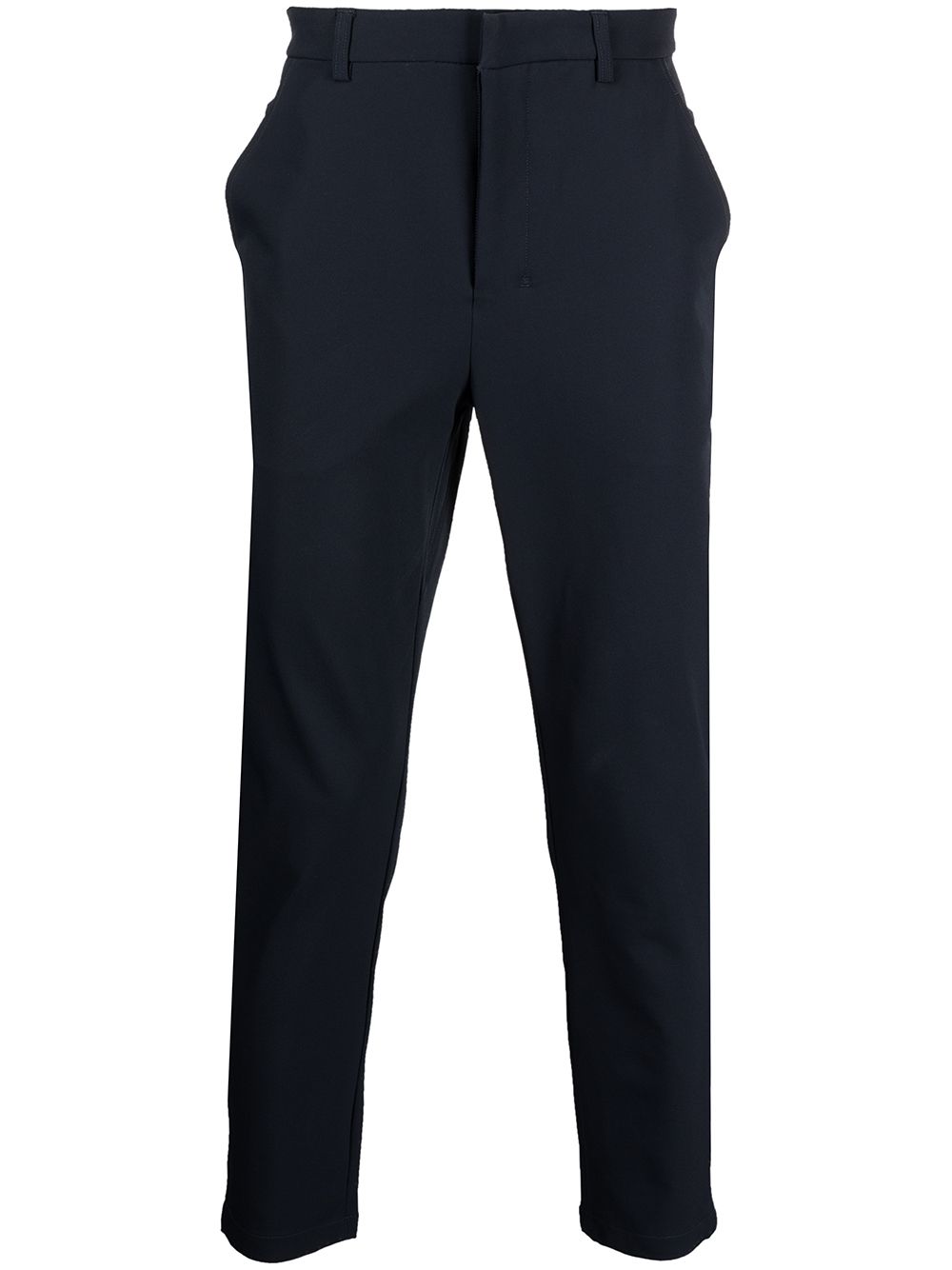 Mid-rise tapered trousers - Blue