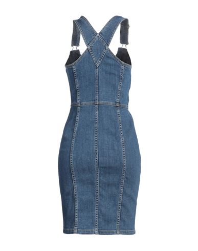 Moschino Couture Woman Mini dress Blue Size 4 Cotton, Elastane