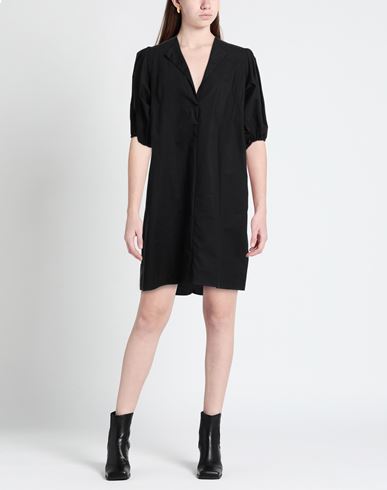 Rossopuro Woman Mini dress Black Size XS Cotton