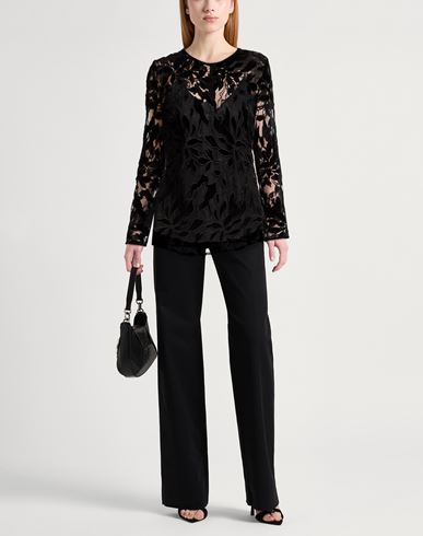 Woman Top Black Size 8 Polyester