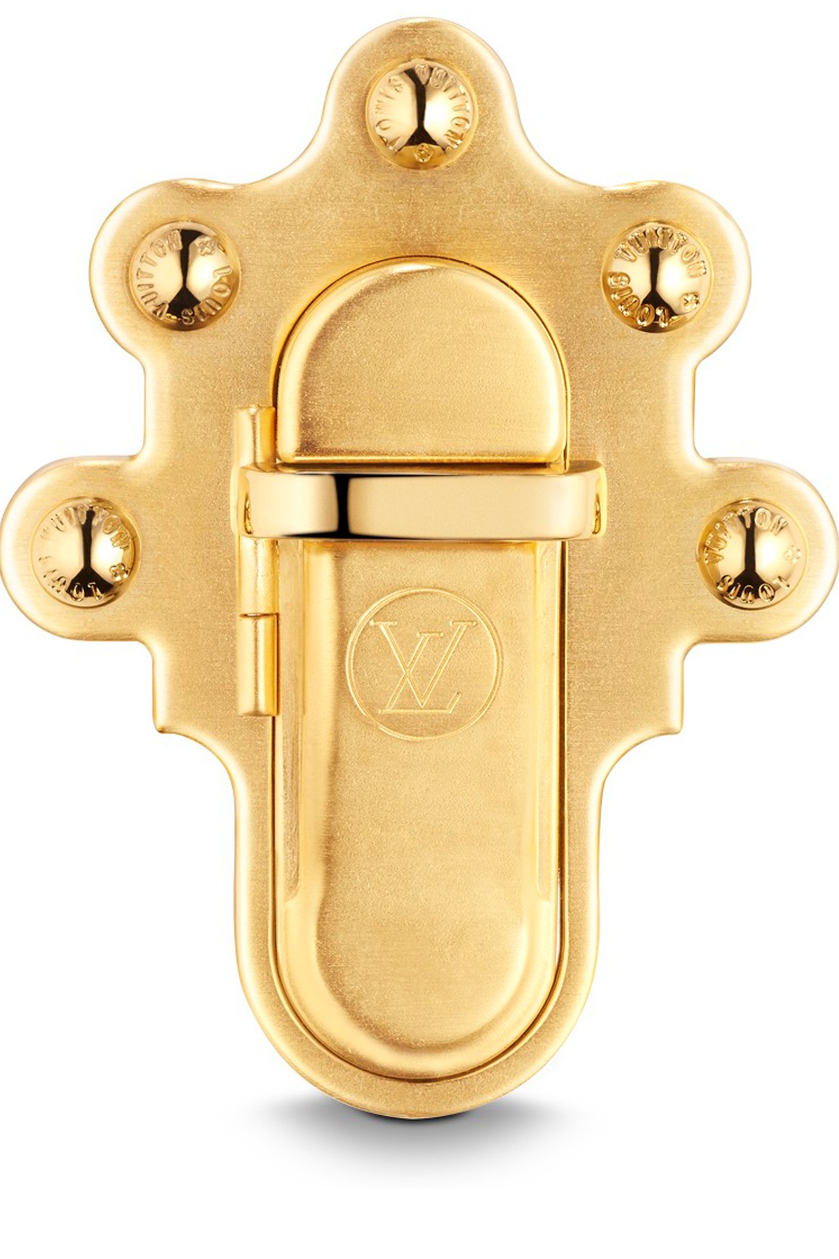 Trunk Lock Pendant Necklace and Brooch