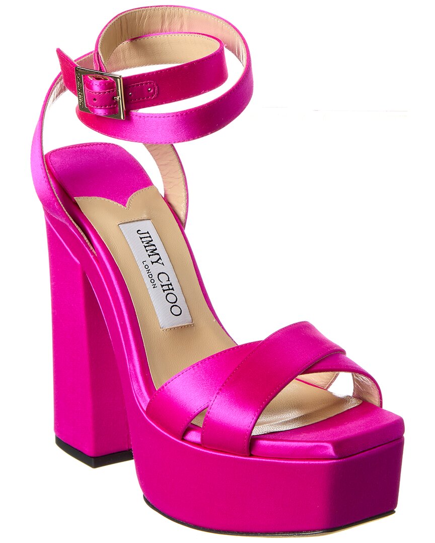 Gaia 140 Satin Platform Sandal