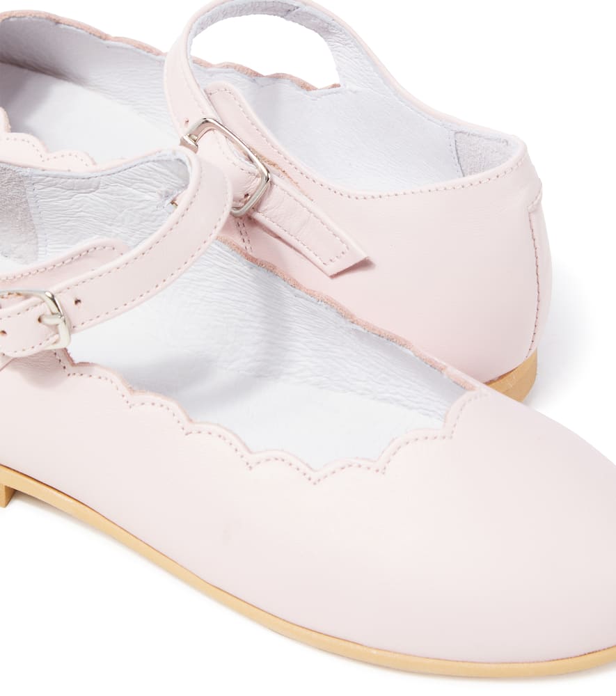 Leather Mary Jane flats