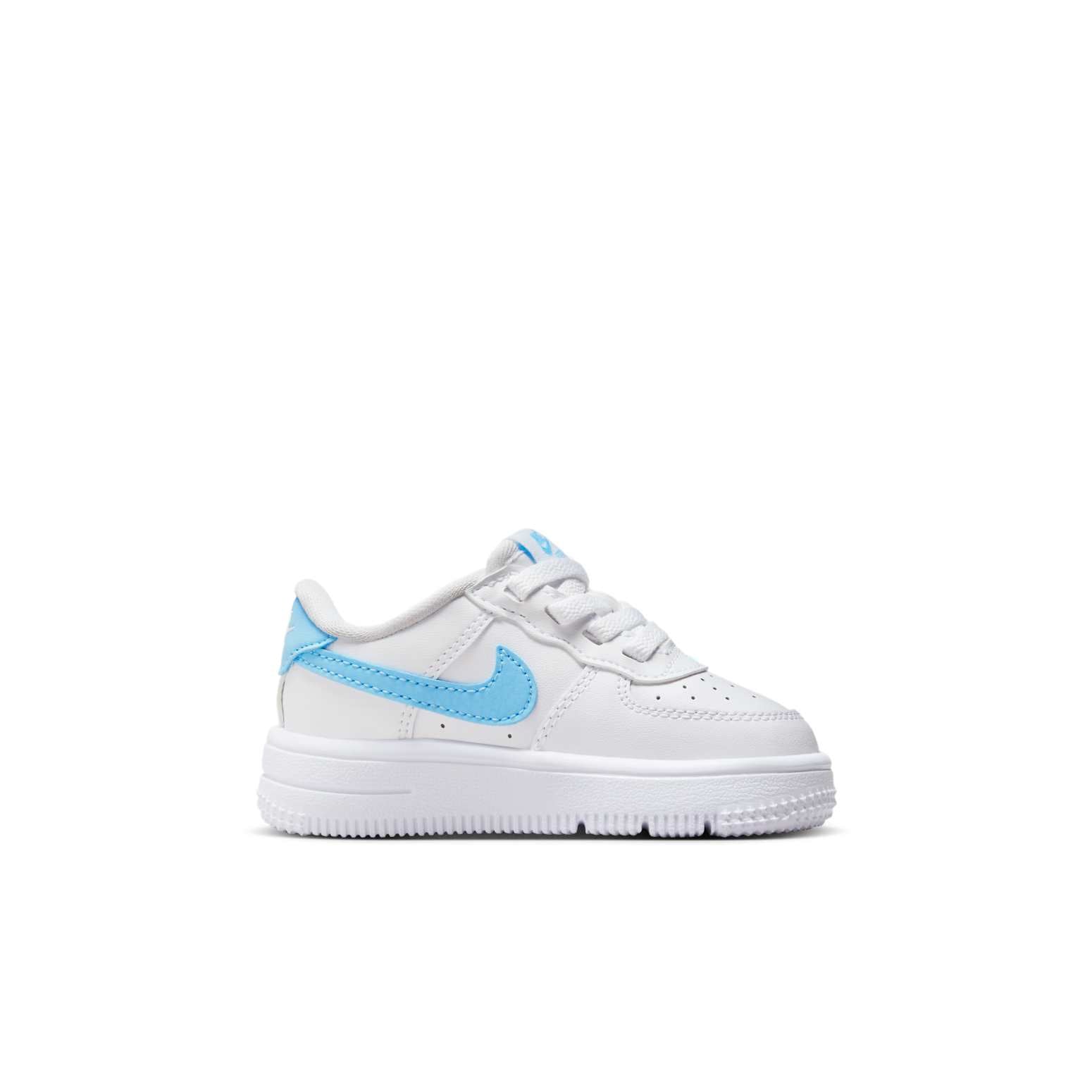 (TD) Force 1 Low EasyOn 'White Aquarius Blue'