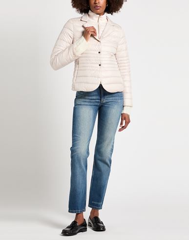 Woman Puffer Off white Size 4 Polyester, Polyamide