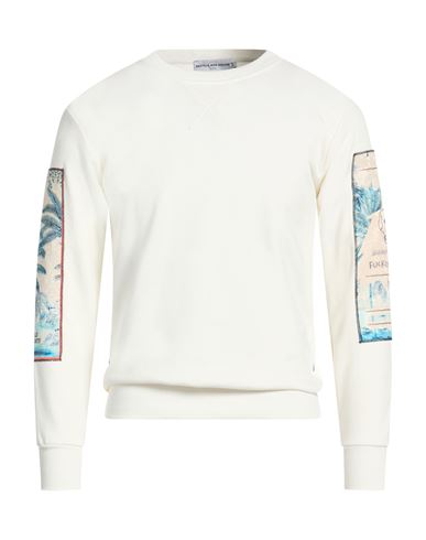 Man Sweatshirt White Size S Cotton