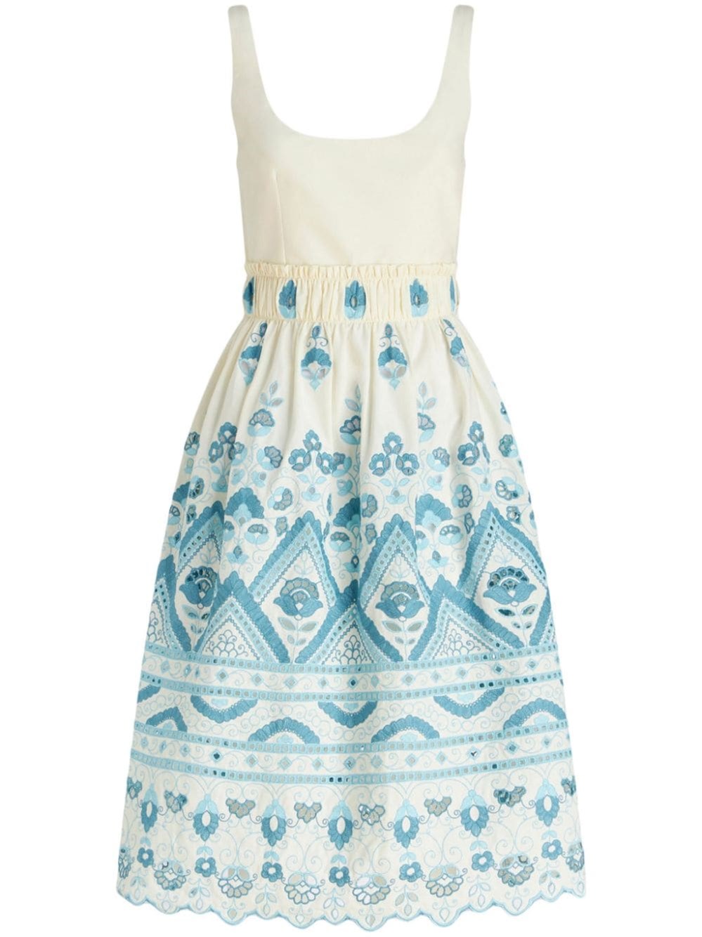- Cotton Blend Short Dress