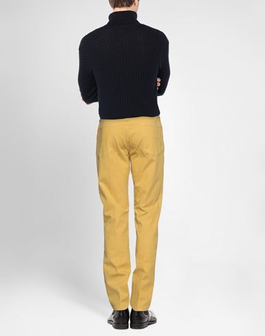 Man Pants Marigold Size 32 Cotton, Elastane