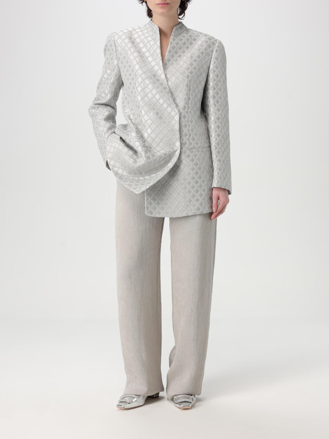 Checked blazer - Grey
