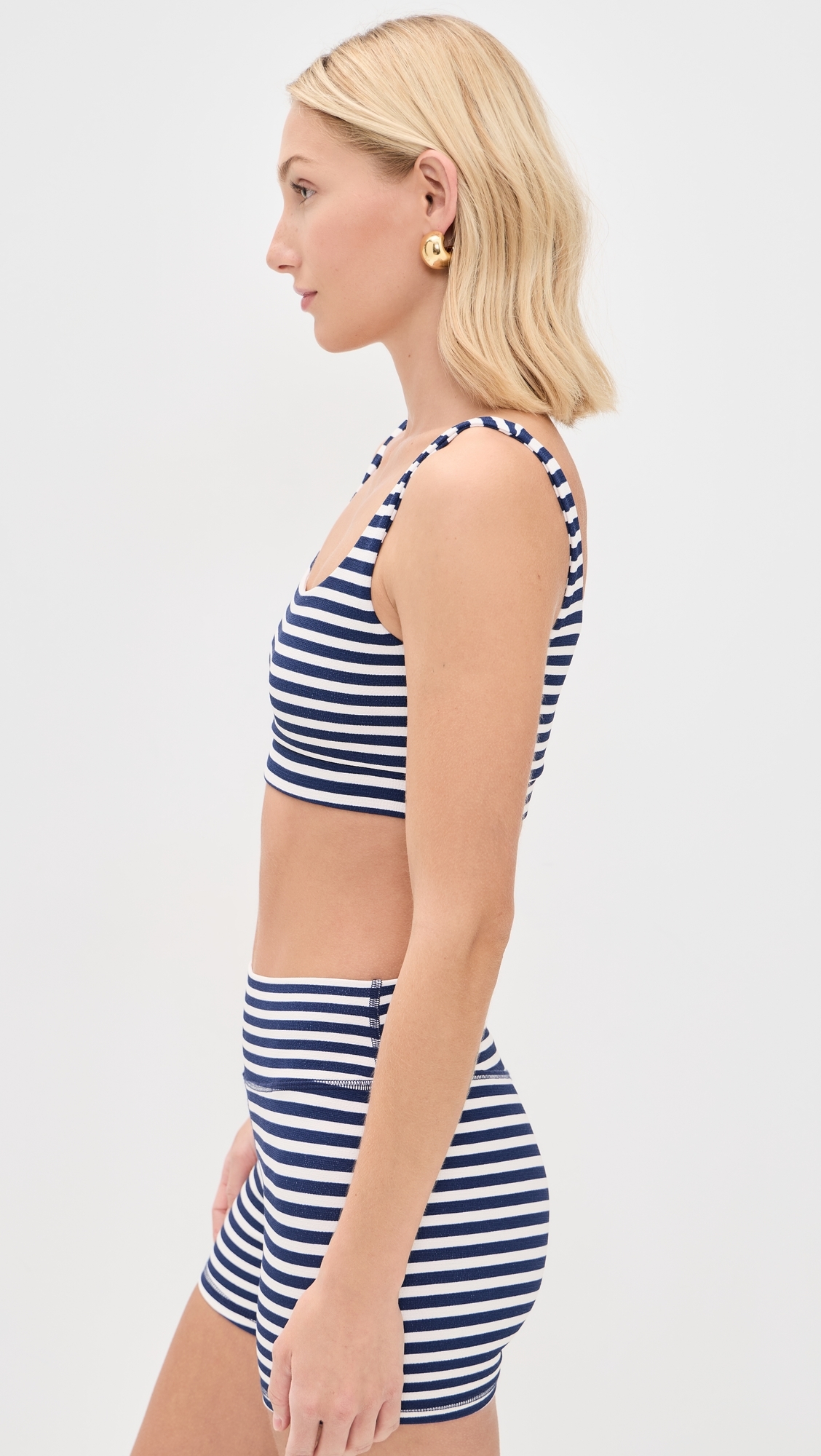 The Jolie Bra Navy Stripe