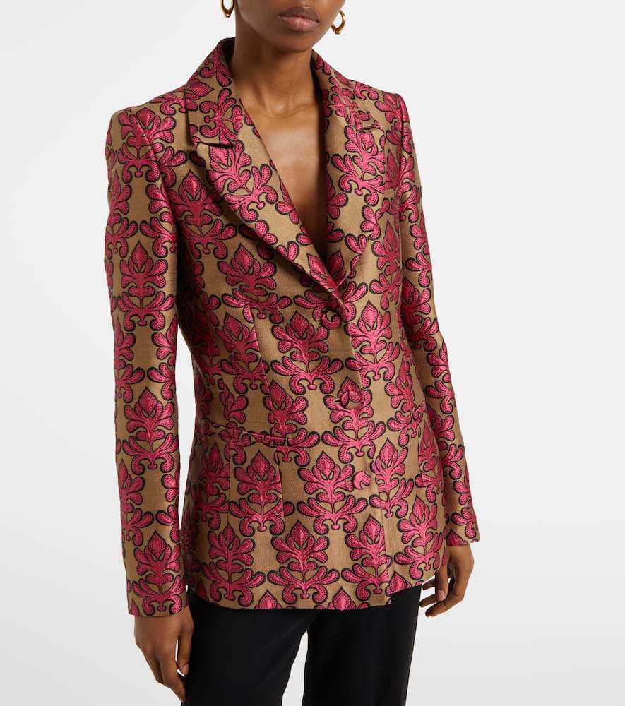 24/7 cotton jacquard blazer