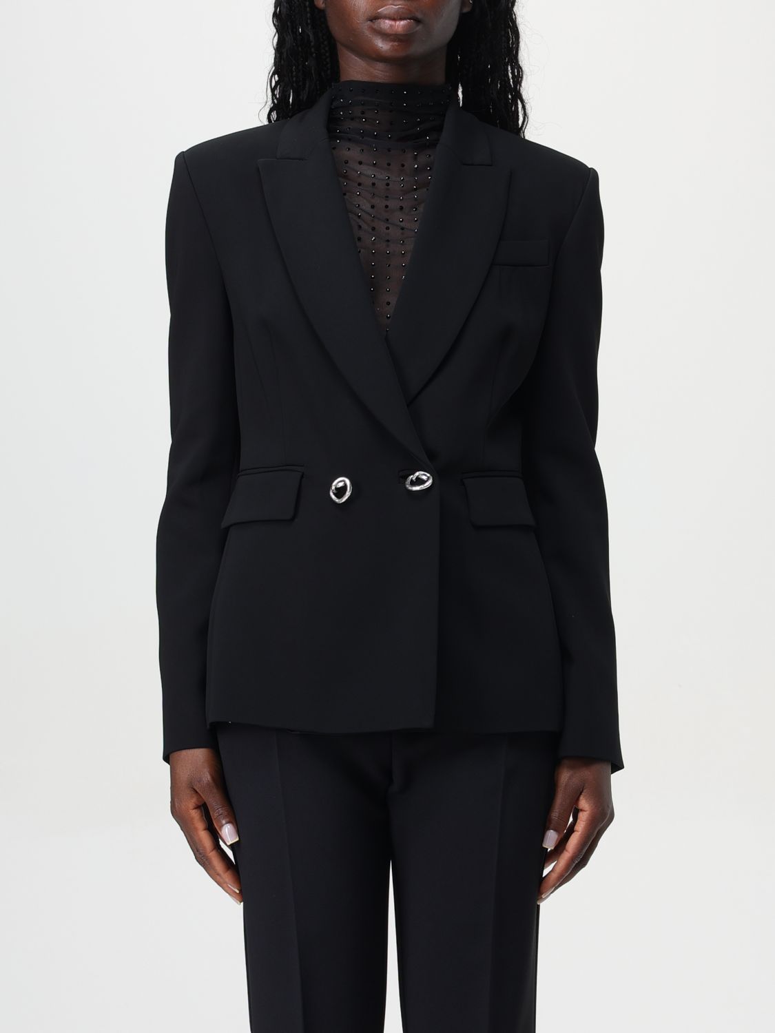 Double-breasted blazer - Green