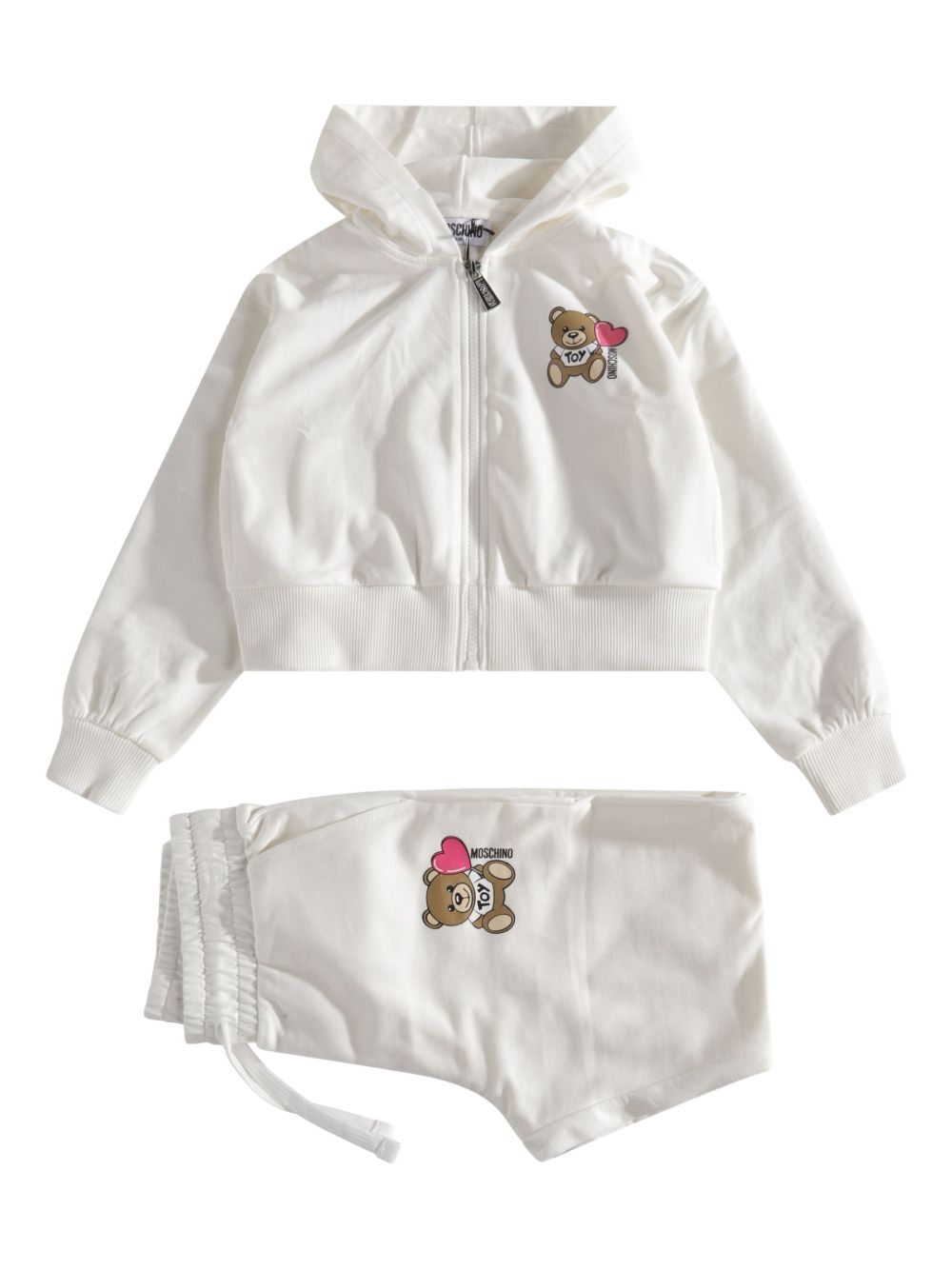 Hooded sweatsuit - White
