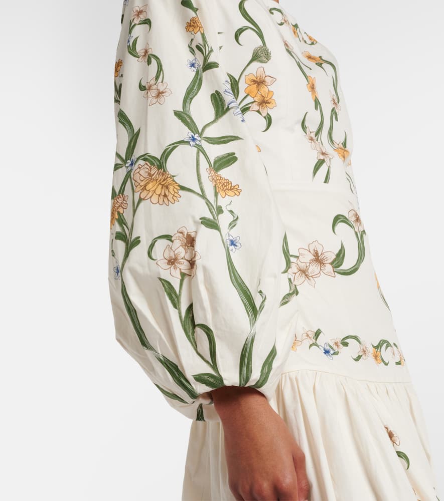 Floral cotton maxi dress