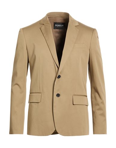 Man Blazer Camel Size 38 Cotton, Silk, Elastane