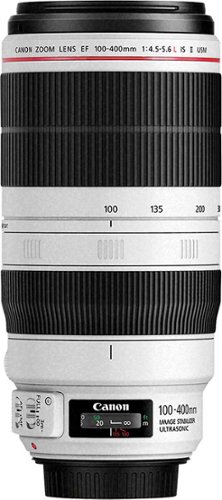 EF100-400mm F4.5-5.6L IS II USM Telephoto Zoom Lens for EOS DSLR Cameras - White