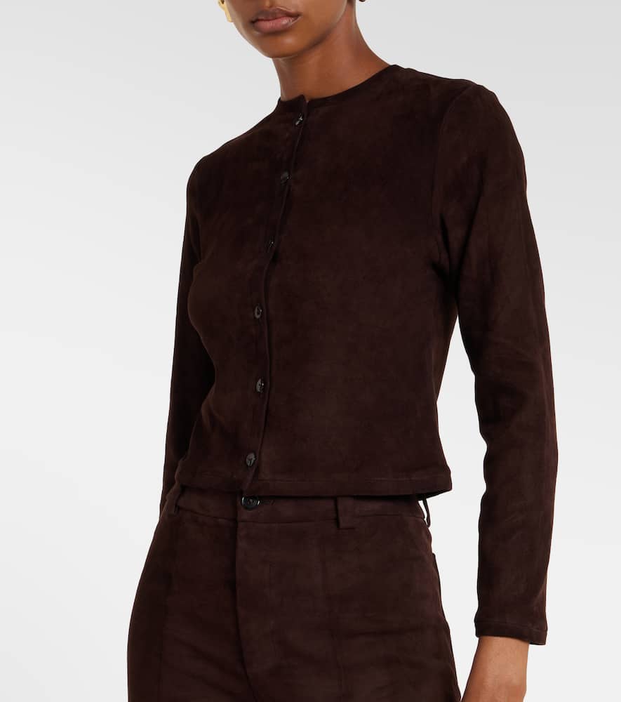 Astrid suede cardigan