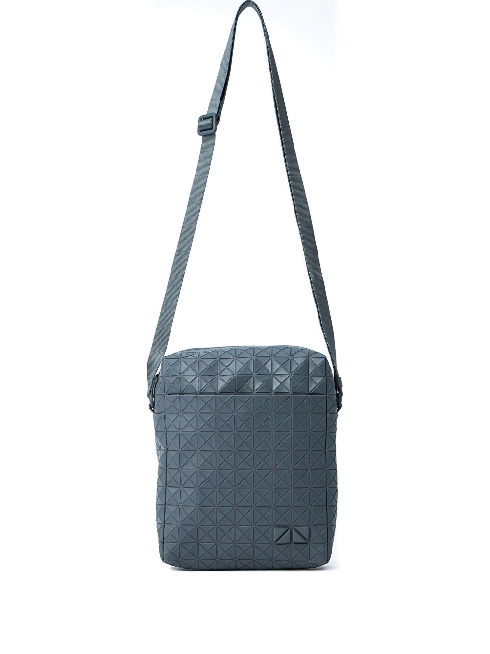 Voyager triangular-tile messenger bag - Grey