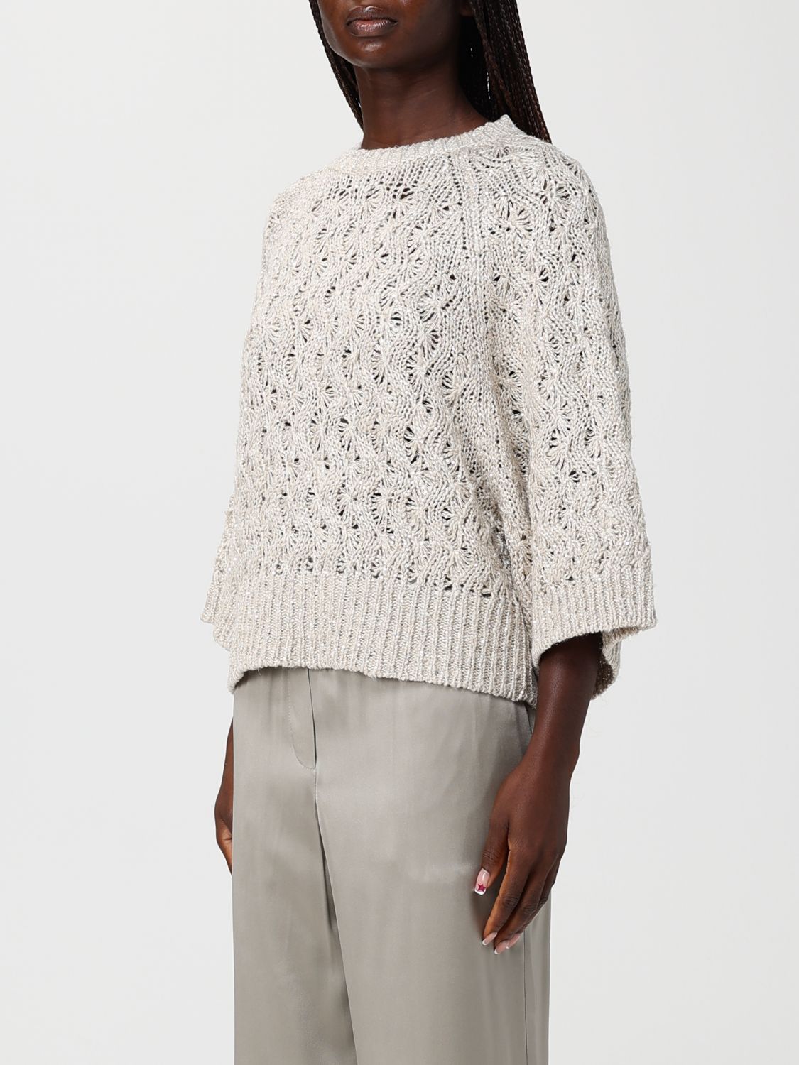 Cardigan Woman color Beige