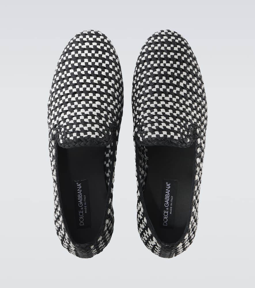 Dolce & Gabbana Formale woven leather loafers
