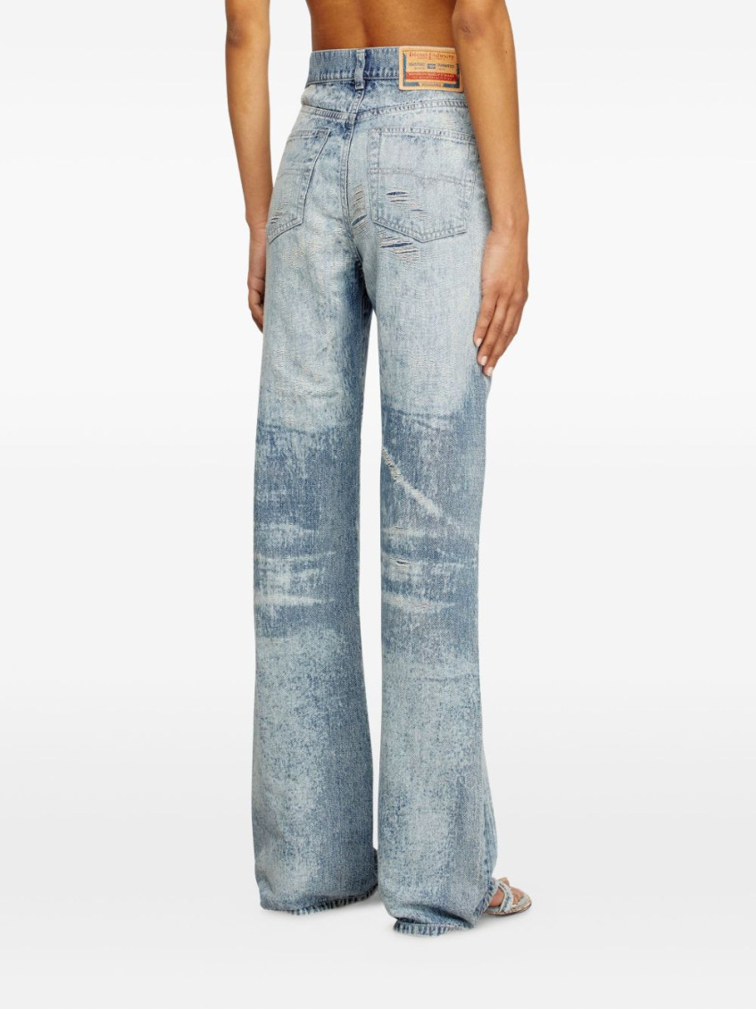Diesel - Regular Jeans - 1971 D-Sent - Jeans - Woman - Blue