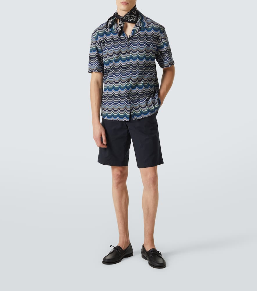 Zigzag cotton shirt
