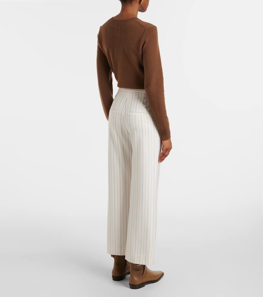 Brixton striped wide-leg pants
