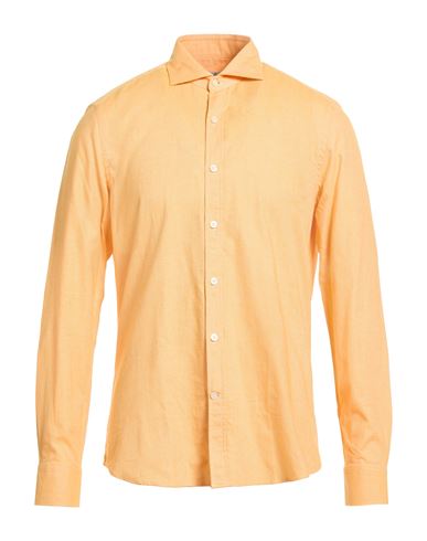 Man Shirt Apricot Size 15 ¾ Cotton