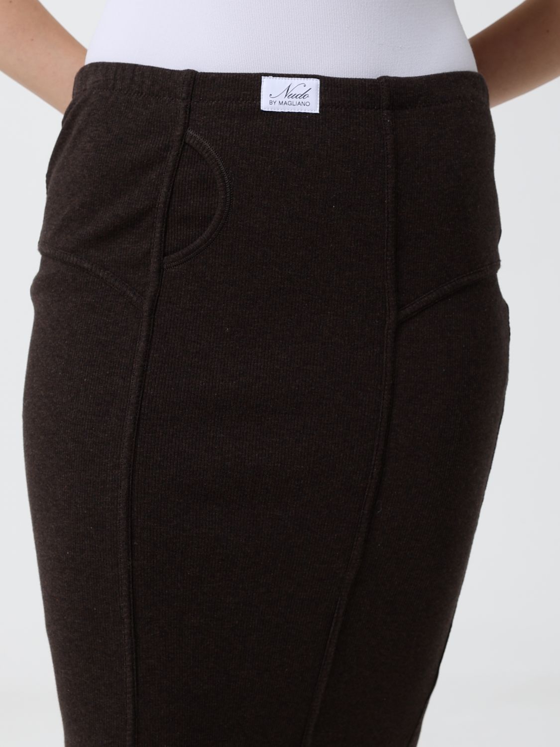 Skirt Woman color Brown