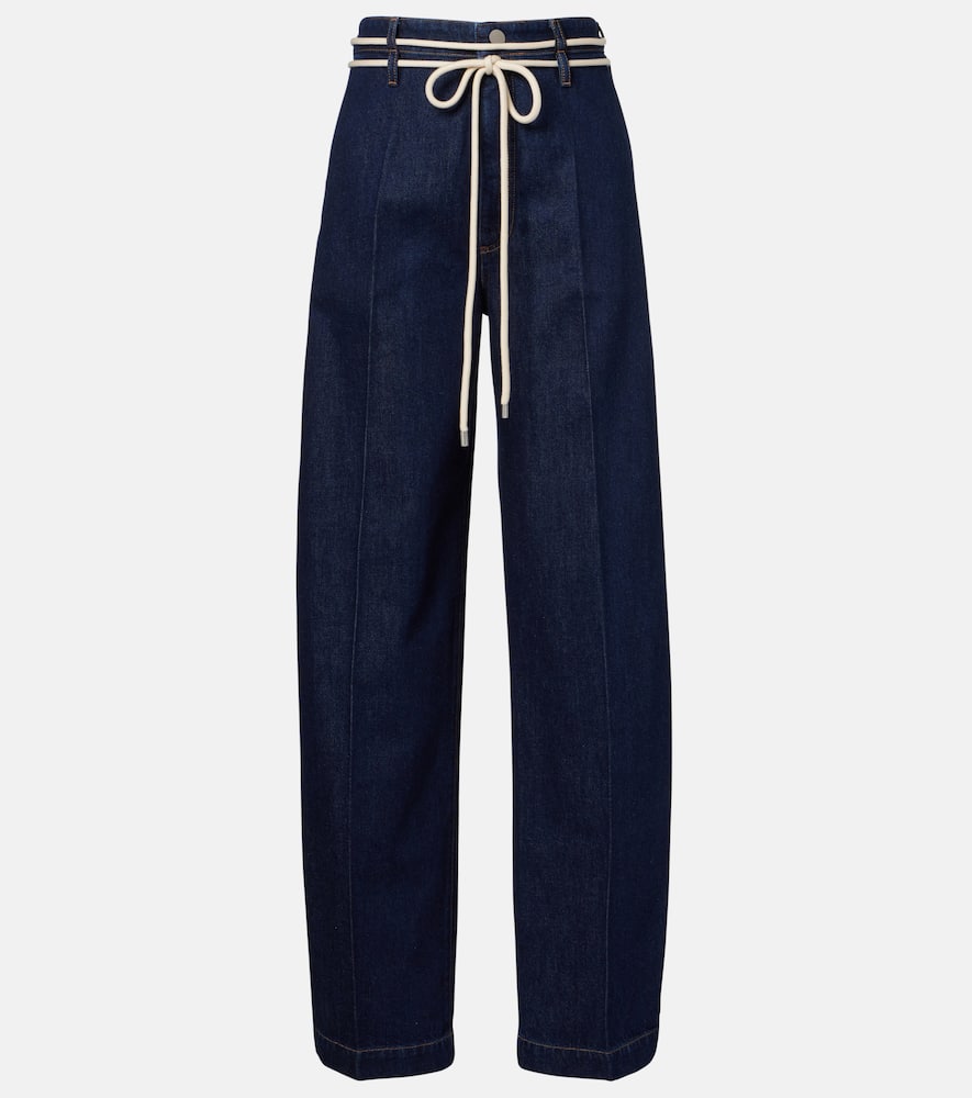 Nembi high-rise straight jeans