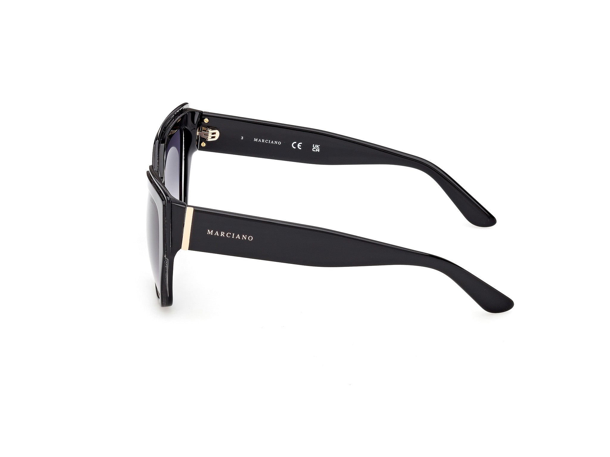 Guess by Marciano Mujer Guess by Marciano GM00029 01B Gafas de sol Acetato Negro Fumar Cuadrada Norma