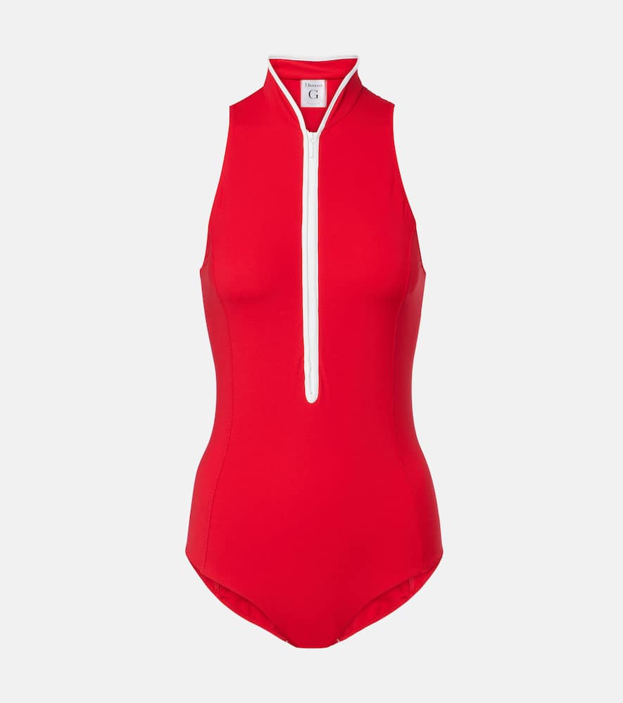 Katya zip-up swimsuit