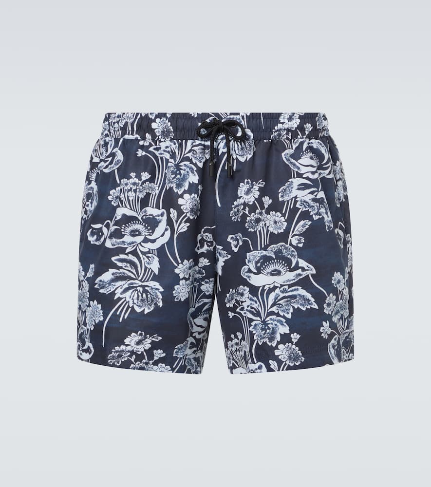 Printed swim trunks