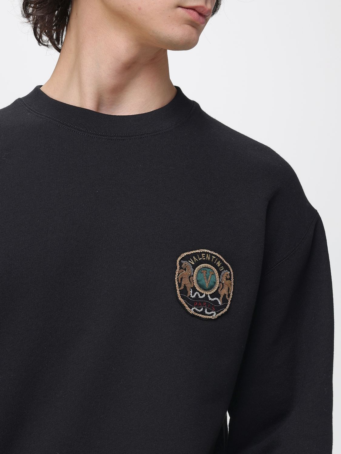 Sweatshirt Men color Black