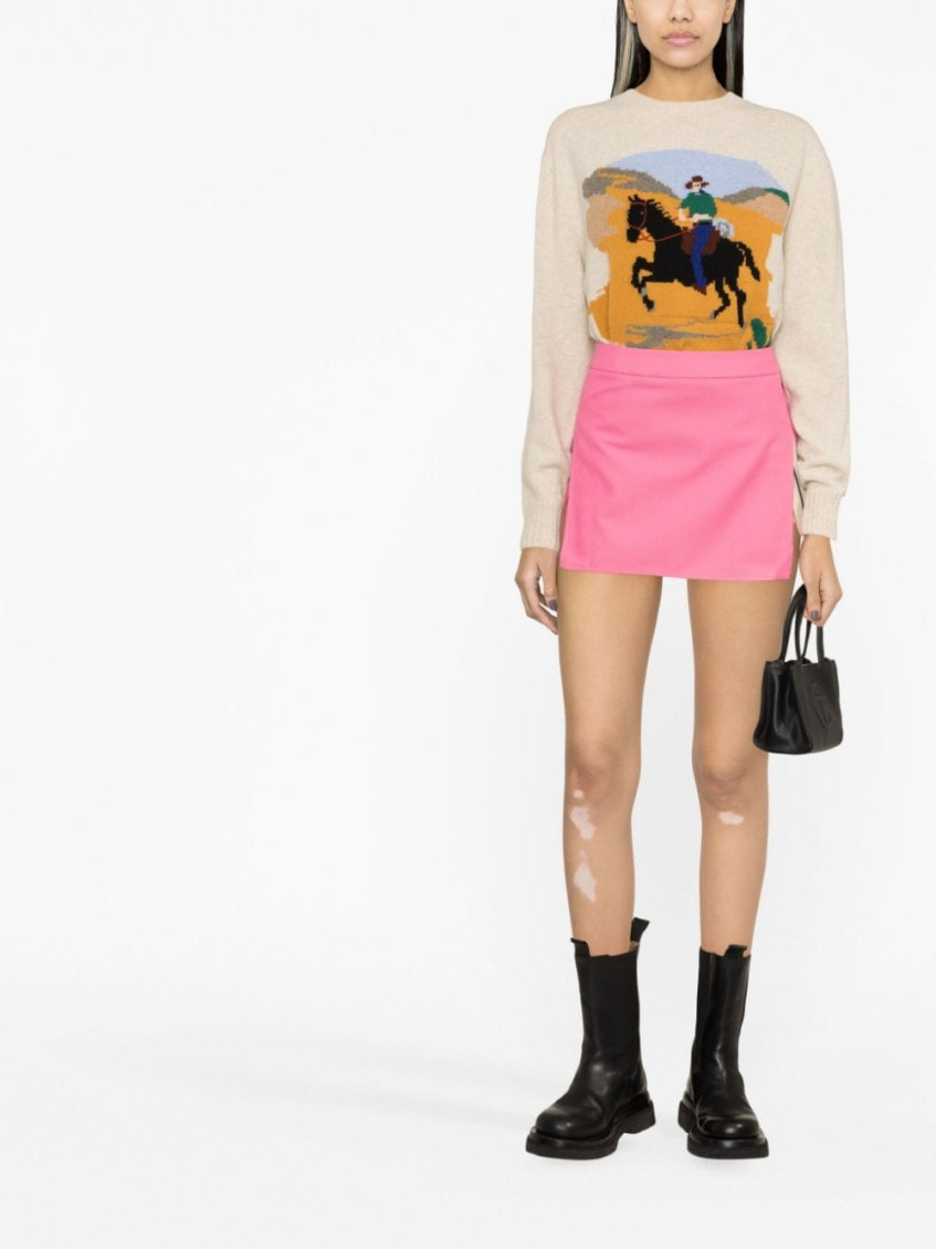 Suit Mini Track Skirt