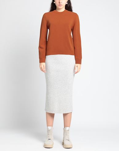 Woman Sweater Rust Size 1 Merino Wool