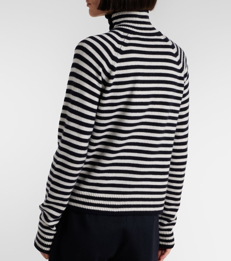 Paniere striped cashmere turtleneck top