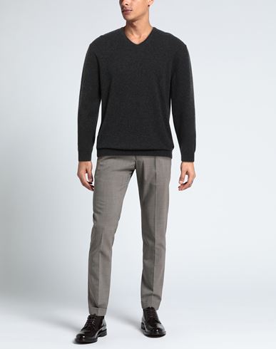 Man Sweater Charcoal Size 46 Virgin Wool, Cashmere