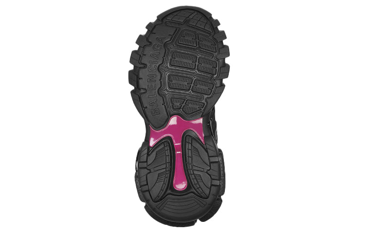 (WMNS) Track Sneaker 'Black Neon Pink'
