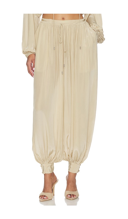 Camila Coelho Nerea Pant in Tan. XS. Also in