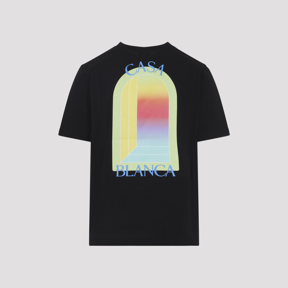 Casablanca - arche graphic print crew neck t shirt