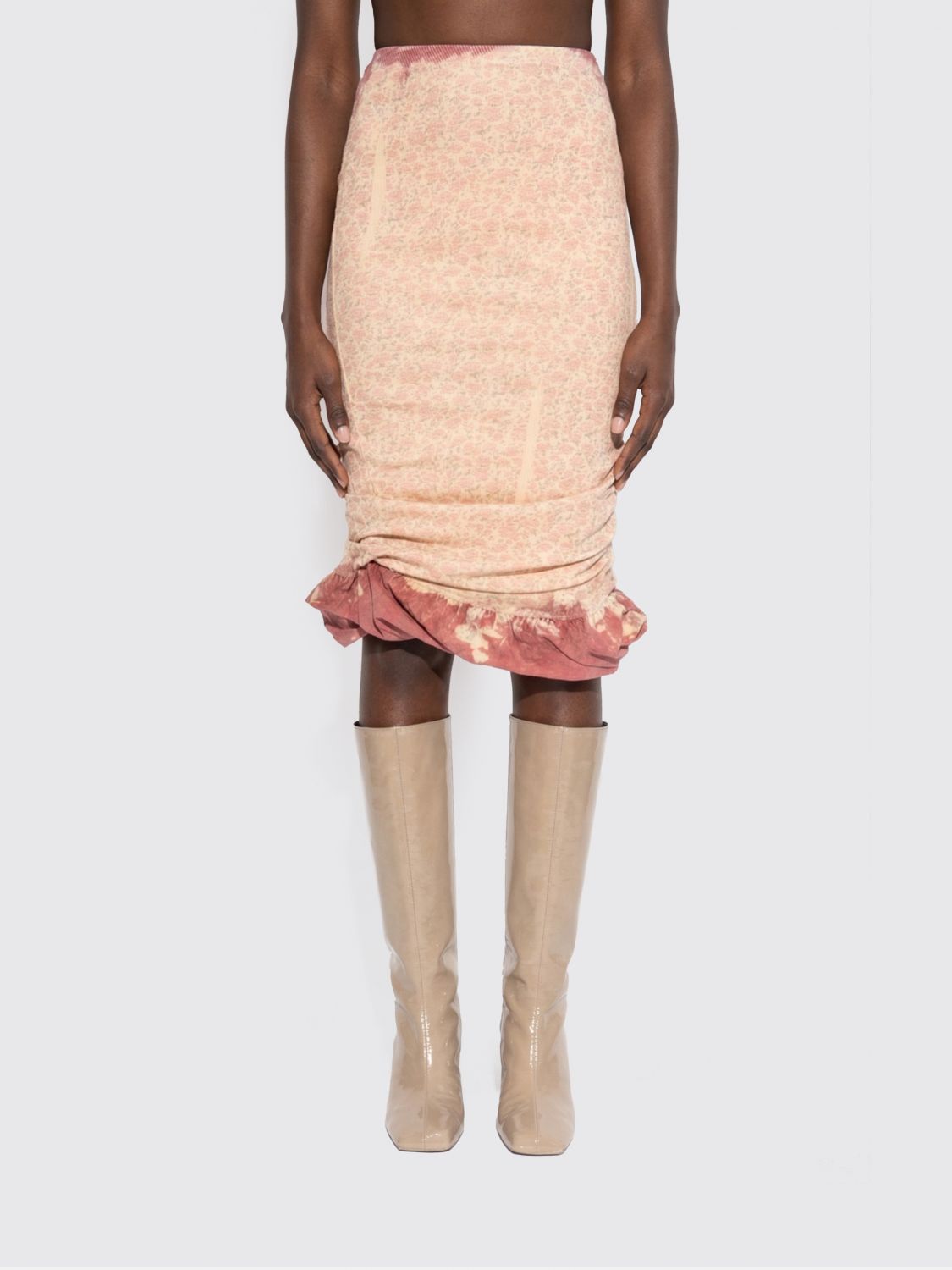 Skirt Woman color Pink