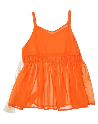 Kid Girl Top Orange Size 12 Polyester