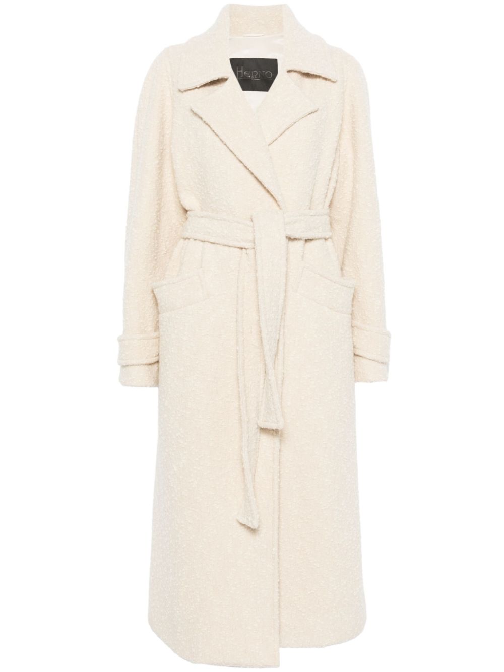 Bouclé coat - Neutrals