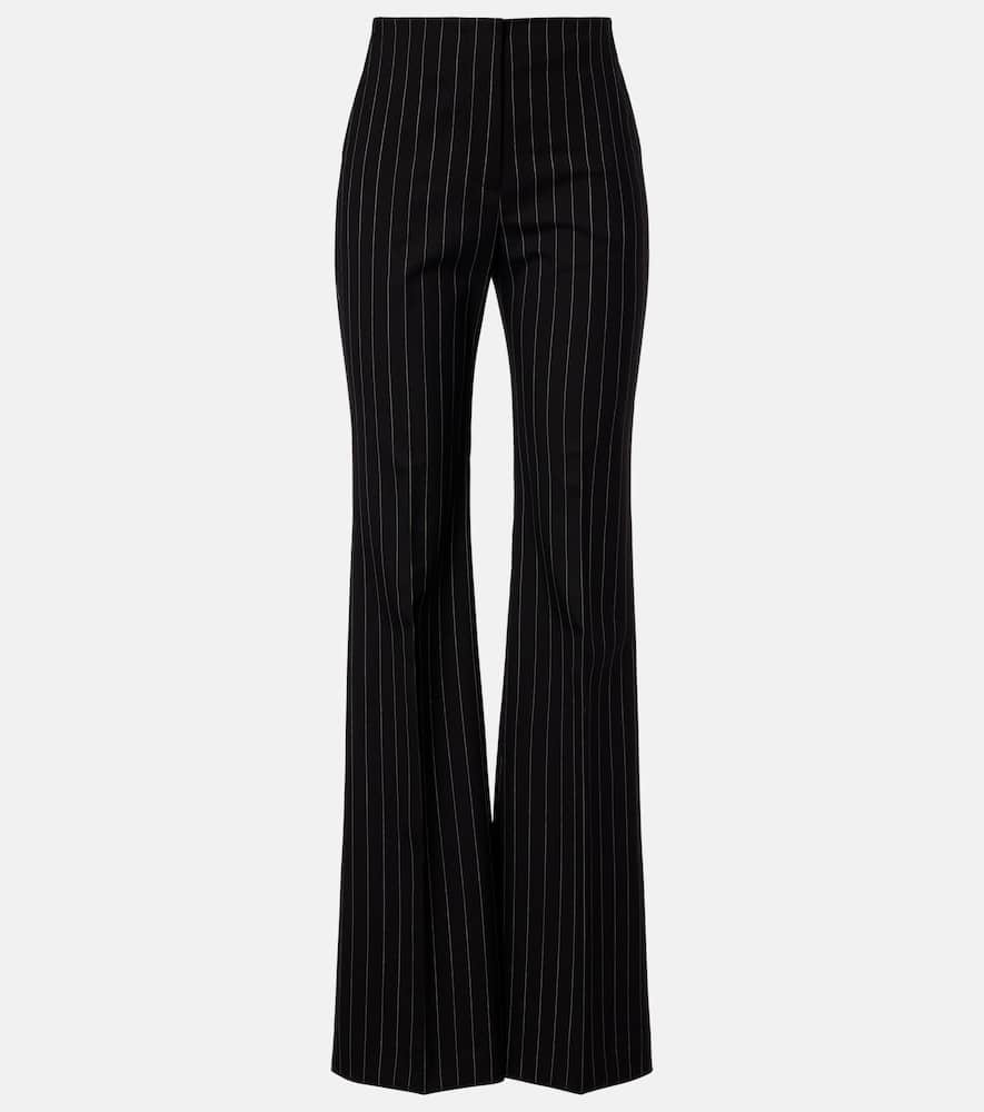 Visino wool-blend gabardine flared pants