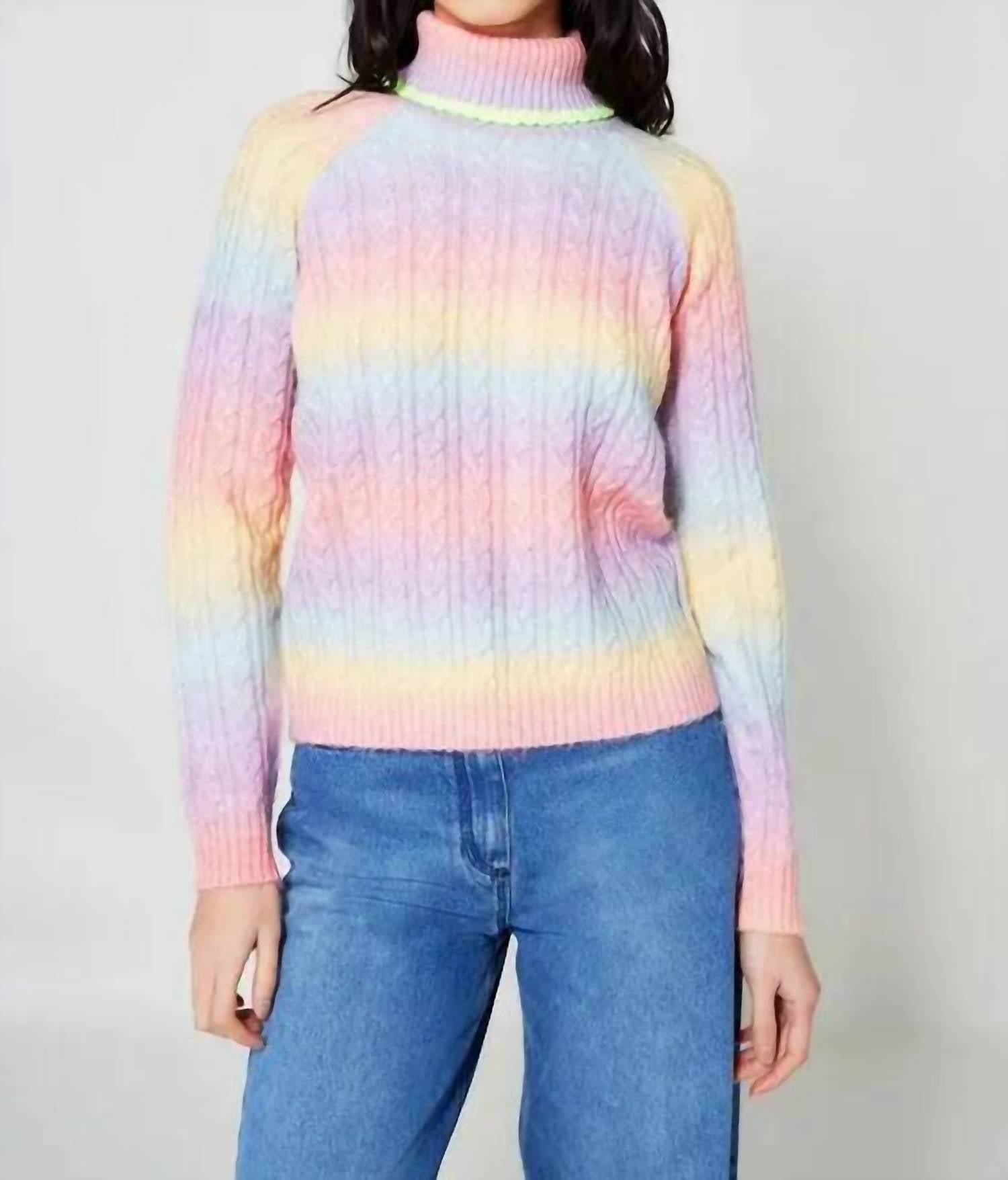 Rainbow Sweater In Pastel