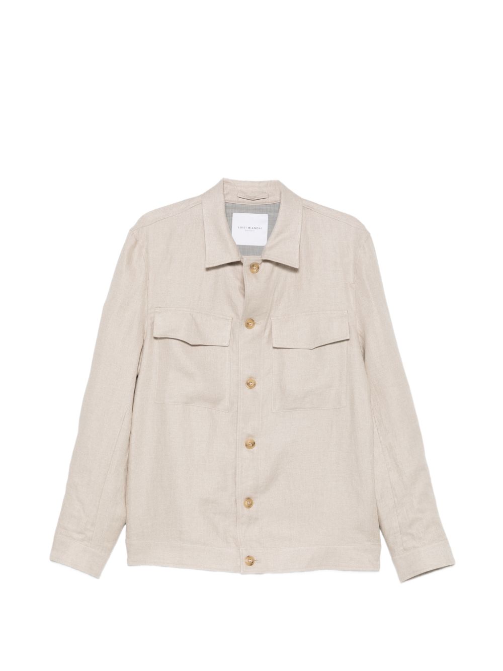 Men's Linen Overshirt Jacket