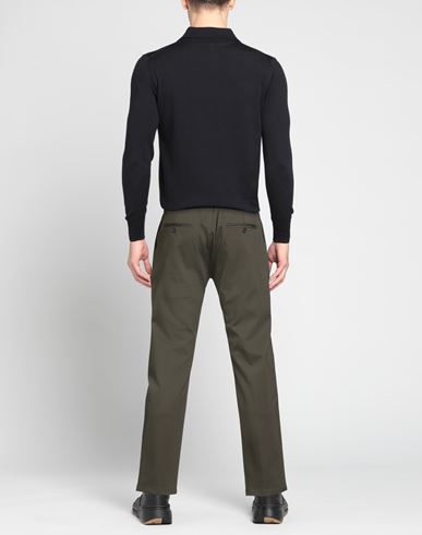 Man Pants Military green Size 36 Viscose, Nylon, Elastane