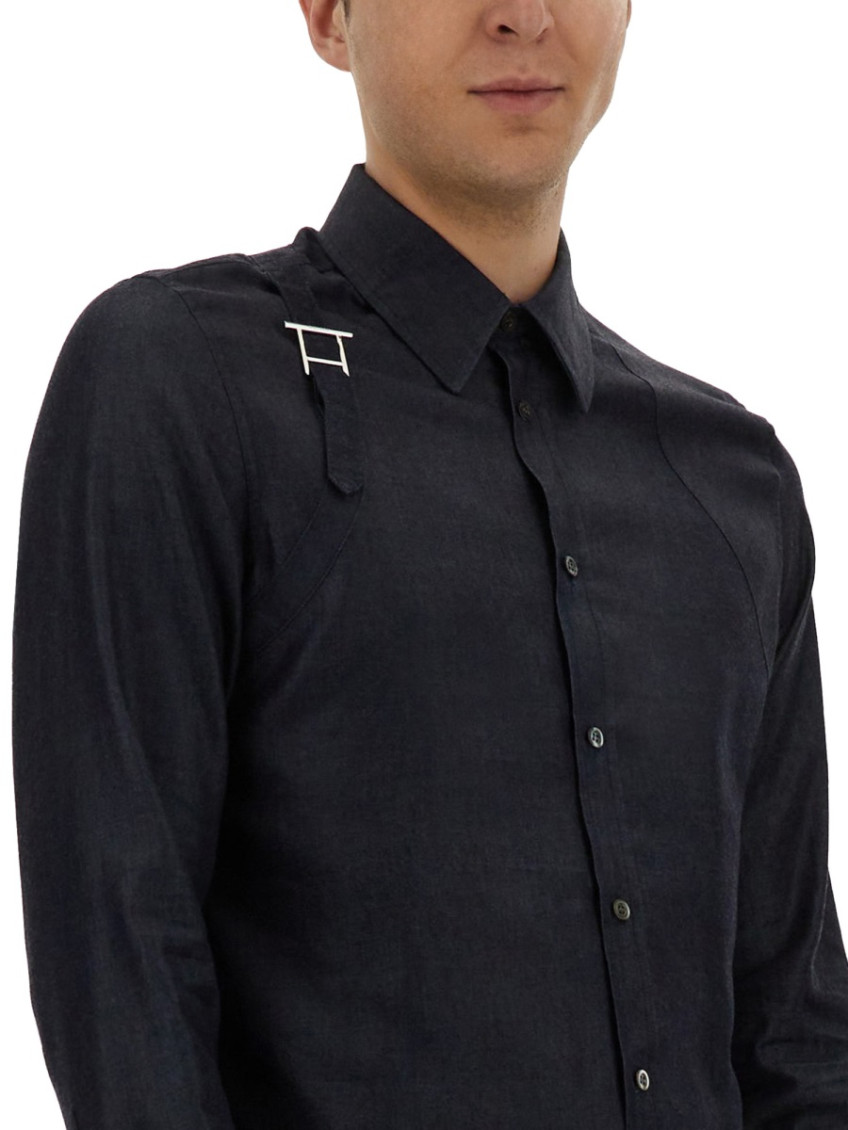 Black Regular Solid Shirt