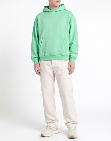 Man Sweatshirt Light green Size XS Organic cotton